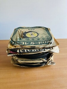 SP 盤 レコード 大量セット まとめ売り 60枚以上 約13kg 戦前 戦後 旧家より 蓄音機 昭和レトロ 軍歌 美空ひばり 流行歌 JAZZ など