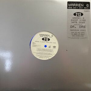 12inchレコード　WARREN G / GAME DONT WAIT REMIX feat. SNOOP DOGG & NATE DOGG
