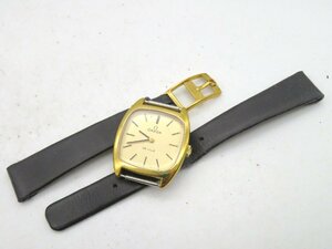 1円◆稼働◆ オメガ デヴィル シャンパン 手巻き レディース 腕時計 替えベルト M46802