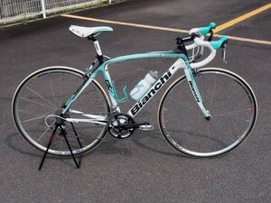 1,000円~ Bianchi/ビアンキ フルカーボン ロードバイク サイズ53 約8700g 2x10s 105 5700シリーズ FSA GOSSAMER CK-6020 Mavic AKSIUM RACE