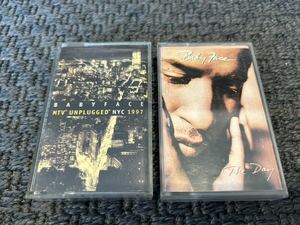 輸入盤 中古 カセットテープ BABYFACE ベビーフェイス MTV UNPLUGGED NYC 1997、THE DAY 2本セット