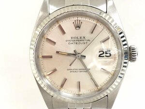 送料無料 新品仕上げ済み OH済み 風防交換済み Rolex ロレックス デイトジャスト 1601 AT 自動巻 オイスターパーペチュアル 腕時計 SS×WG