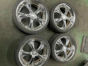 WORK ユーロライン ESE 19インチ 中古夏タイヤセット 19×8.0J 114.3