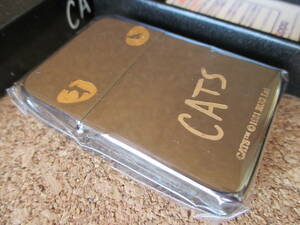 ZIPPO 『MUSICAL CATS ミュージカル キャッツ 1941』2002年10月製造 アンドルー・ロイド・ウェバー オイルライター 廃版 激レア 未使用品