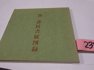 ２３７書生活３１年『劉蒼居　書典図録』平成３