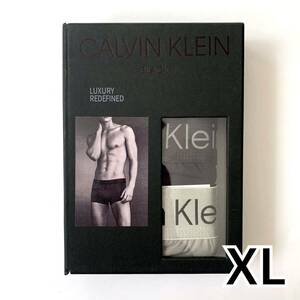 Calvin Klein ボクサーパンツ BLACK XLサイズ 3枚セット ブラック ダークグレー ライトグレー 送料無料 最短発送 カルバンクライン