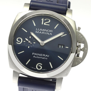 パネライ PANERAI PAM01313 ルミノール マリーナ 1950 3DAYS アッチャイオ デイト 自動巻き メンズ 箱・保証書付き_804607