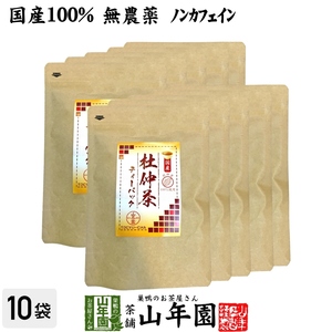 健康茶 国産100% 杜仲茶 国産 無農薬 長野県又は熊本県産 2g×30パック×10袋セット 送料込 ティーバッグ ティーパック 送料無料