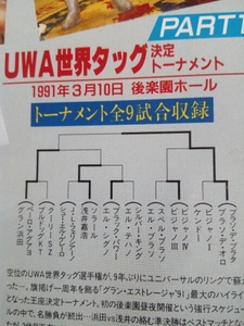 ユニバーサルプロレス 1991.3.10後楽園 浅井 浜田 ソラール vhs