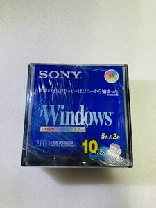 送料520円☆SONY Windows ソニー フロッピーディスク シュリンク開封済み☆