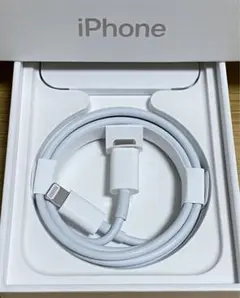 Apple iPhone 純正充電器のUSB-C - Lightningケーブル