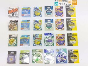 クレハ シーガー R18 バス 8lb、デュエル ハードコア X-TEX コブラ 10lb、バリバス スーパーバス 8lb 他 計24点 ジャンク品