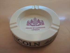 ジャンク割れあり【イギリス製 メラミン灰皿】英国 UKヴィンテージ 企業物 HOUSE OF CARRERAS OF LONDON★カギ入れ 小物入れ【送料350円】 