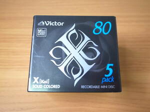 【未開封】Victor ☆ MD X [Kai] 5枚セット ミニディスク ☆ ビクター