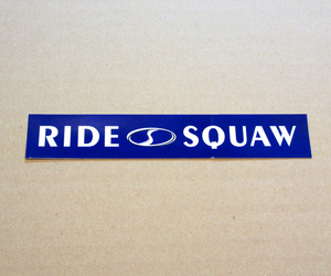 SQUAW VALLEY　RIDE SQUAW　ステッカー　スコーバレー