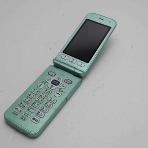 新品同様 F-02J らくらくホン ミントグリーン 即日発送 ガラケー DoCoMo 富士通 本体 白ロム あすつく 土日祝発送OK