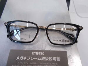 Metal Edge メタルエッジ 超かっこいい 眼鏡フレーム ME-1042-2 トライバルデザイン お洒落 ！