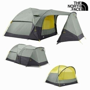 1円～!売切!【正規新品】THE NORTH FACE WAWONA 6-PERSON TENT テント ワオナ US限定 キャンプ アウトドア(6人用)グレー 緑190308-225