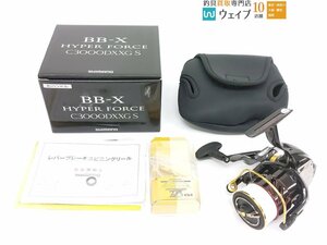 シマノ 17 BB-X ハイパーフォース C3000DXXG S R、夢屋 BB-X テクニウム Mg ストレートブレーキレバー M 換装 美品