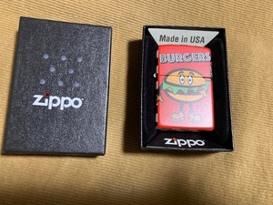 Zippo ハンバーガー柄、新品未使用品