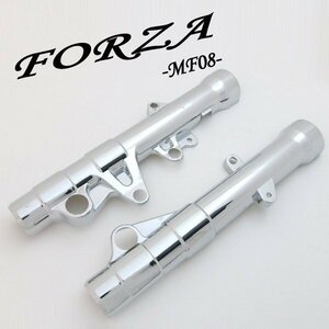 ホンダ フォルツァX/Z MF08 メッキ フロント フォーク カバー サスペンション ショック 外装 アウターチューブ 足回り