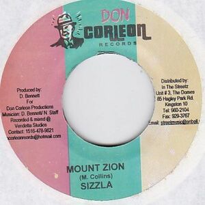 Epレコード　SIZZLA / MOUNT ZION