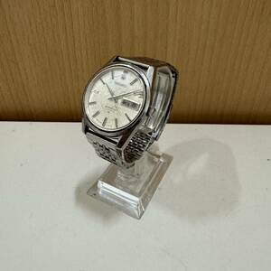 【TK0425】SEIKO セイコー 5106-7000 SEIKOMATIC-P 33JEWELS セイコーマチック シルバーカラー 銀色 自動巻き 手巻き 機械式 稼働品