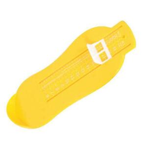 フットメジャー ベビー キッズ の足を測定する 便利グッズ 子供用 黄色