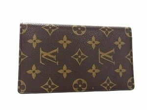 1円 ■極美品■ LOUIS VUITTON ルイヴィトン R20503 モノグラム アジェンダポッシュ 手帳カバー アドレス帳 ブラウン系 FA1723