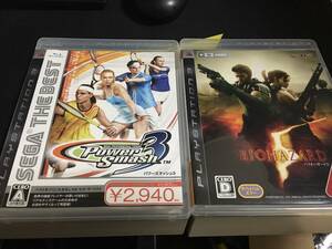 ps3 バイオハザード5 テニスゲーム　中古