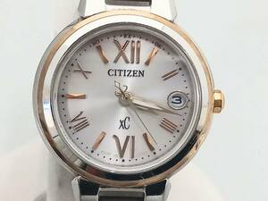 CITIZEN xC H058-T016553 時計 シチズン クロスシー ピンク文字盤 電波ソーラー レディース 腕時計