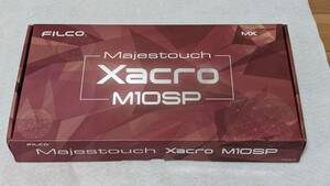 【中古・美品】 FLICO Majestouch Xacro M10SP 76JP FKBXS76MPS/NB サイレント軸・日本語・左右分割型 MACキーキャップ リストレスト付