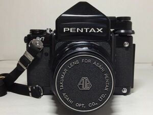 【未点検・未清掃】PENTAX 6×7 / Super-Multi-Coated TAKUMAR/6×7 1:2.4/105 ペンタックス 中判 フィルム カメラ