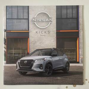 US NISSAN KICKS 2024 北米 アメリカ ハワイ 日産 キックス カタログ HILIFE UDOWN IN4MATION 808ALLDAY USDM HDM