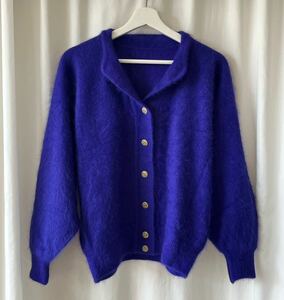 ヴィンテージ ** アンゴラニットカーディガン vintage knit cardigan