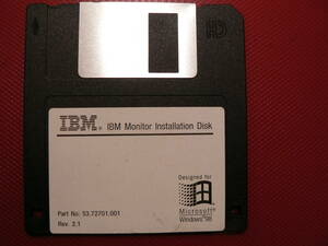 送料最安 94円 FDI15：IBM Monitor Installation Disk　Rev.2.1　FD1枚のみ