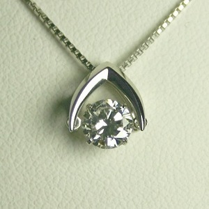 ダンシングストーン ダイヤモンド ネックレス 一粒 0.5ｃｔ 鑑定書付 0.573ct Gカラー VVS2クラス 3EXカット H&C CGL TOR0916-ptdd KDP*P