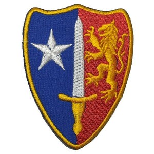 アイロンワッペン・パッチ アメリカ陸軍NATOコマンド 部隊章・階級章