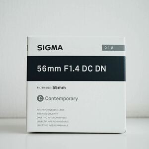 ★純正フィルター付き★シグマ(Sigma) SIGMA シグマ Nikon Zマウント レンズ 56mm F1.4 DC DN 単焦点 望遠 APS-C Contemporary専用 ニコン 