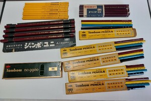 レトロ鉛筆、Japanese　pencil　トンボ鉛筆、三菱鉛筆ジャンボ鉛筆、エベレスト鉛筆　纏め売り