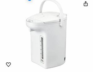 未開封　ピーコック 電気保温エアーポット(非沸とうタイプ) (3．0L) ホワイト WVP-30