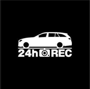 【ドラレコ】メルセデスベンツ Eクラスステーションワゴン【S213系】前期型 24時間 録画中 ステッカー