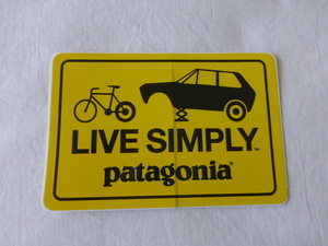 patagonia LIVE SIMPLY ステッカー LIVE SIMPLY patagonia 自転車 車 VENTURA パタゴニア PATAGONIA patagonia