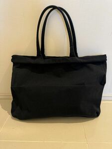 ISSEY MIYAKE トートバッグ 濃紺 金具真鍮 美品