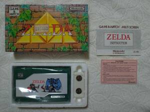 【美品】任天堂ゲームウォッチ　ゼルダ　箱説付★Nintendo GAME&WATCH ZELDA ZL-65