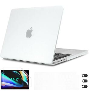 MacBook Pro 14インチ ケース マット式 半透明 カバー