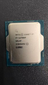 CPU インテル Intel Core I7-12700KF プロセッサー 中古 動作未確認 ジャンク品 - A282