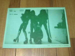 キッス ファンクラブ 会報 KISS FAN CLUB JAPAN L.F. Vol.72 