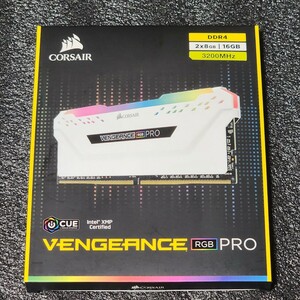 CORSAIR VENGEANCE RGB PRO DDR4-3200MHz 16GB (8GB×2枚キット) CMW16GX4M2C3200C16W 動作確認済み デスクトップ用 PCメモリ (2)