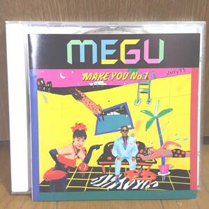 1988年3200円盤CD MEGU MAKE YOU NO.1/エンジェルは踊らない BYE BYE SCHOOL GIRL /のらくろクン 尾関昌也 タケカワユキヒデ 大村雅朗 8cm